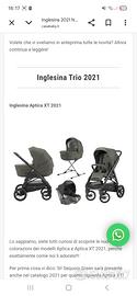 trio passeggino inglesina