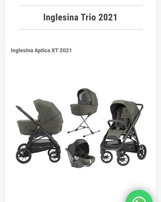 trio passeggino inglesina