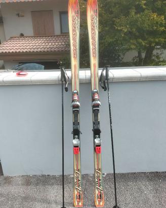 Sci Dynastar outland 4x4 e racchette Gabel.