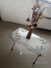 tavolino ferro battuto