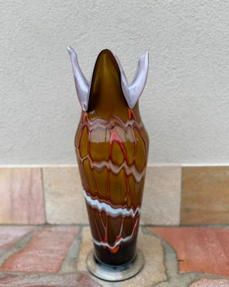 Vaso antico in vetro di Murano
