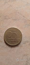 Moneta commemorativa ungherese da 20 fiorin