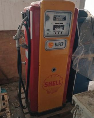 Pompa di Benzina d'Epoca Super Shell