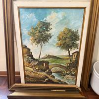 Quadro con cornice rotta