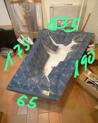 Vasca da bagno trapezoidale