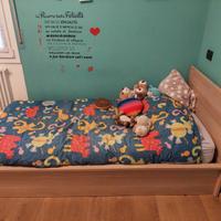 Letto MALM IKEA singolo con contenitore 200X90