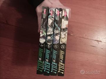 Akame ga Kill! set 4 fumetti manga 