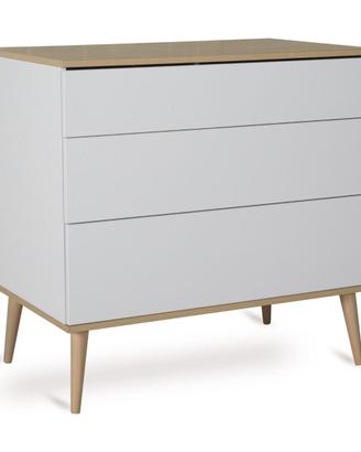 Cassettiera Quax Flow bianca, 3 cassetti