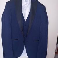 Smoking blu taglia 52