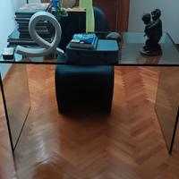 scrivania design trasparente