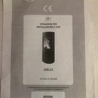 Stufa 7kw montegrappa joelle con canna fumaria