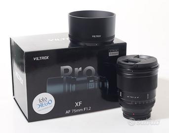 OBIETTIVO VILTROX AD 75 MM F/1.2 XF STM ED IF. FUJ
