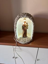 Statua Sant’ Antonio con bambino illuminata grande
