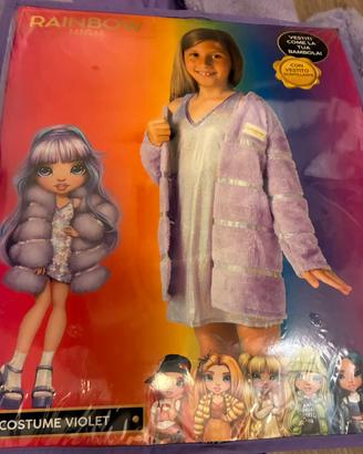 Vestito Rainbow high violet 10-12 anni