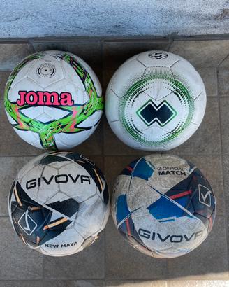 box 25pz Pallone New hyper match givova bianco-rosso mis 4-5 calcio