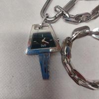 collana orologio D&G