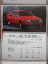 Alfa Romeo 33, 75, Spider, Sprint - depliant 1987