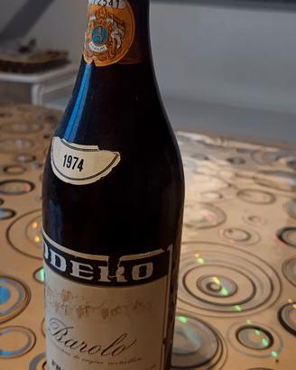 bottiglia Barolo del 74 