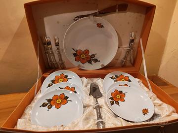 Servizio da dolce vintage anni '60 "La S. Marco"