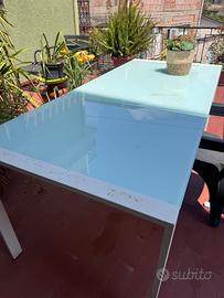 Tavolo Vetro Temperato