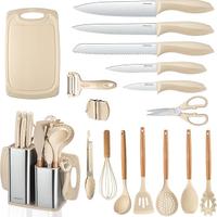 RAXCO Set di coltelli da cucina con blocco, 18 pez