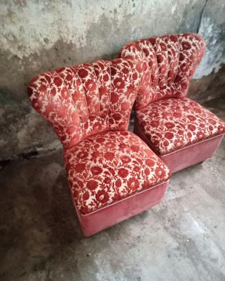 Poltroncine e sedia antica 
