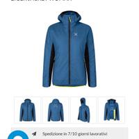 giacca montura donna termica, ripiegabile, mis. L