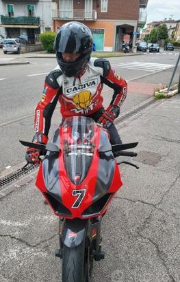 Giacca moto personalizzata su misura pelle cordura