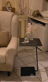 comodino in metallo  colore antracite