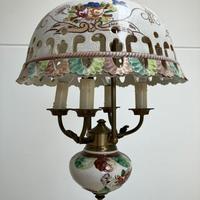 Lampadario vintage in ceramica