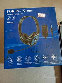 Cuffie gaming PS4 