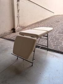 Lettino pieghevole da estetista/massaggiatore
