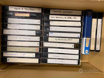VHS Videocassette Film vari registrati 48 pezzi