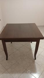 tavolo in legno allungabile 100x100 /200x100