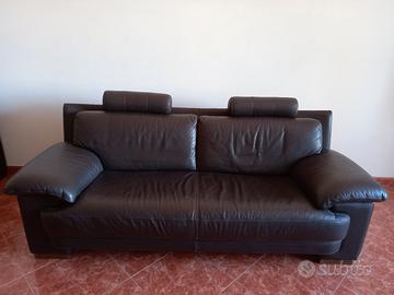 divano in vera pelle  Dondi