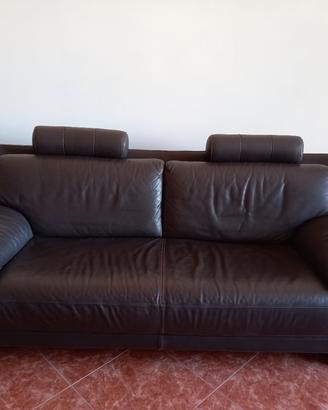 divano in vera pelle  Dondi
