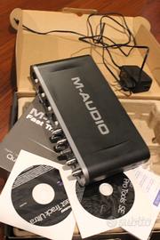 scheda m-audio fast track ultra 6in 6out midi