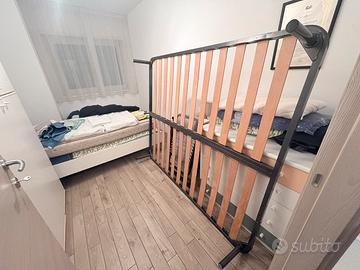 Rete a doghe matrimoniale con piedini