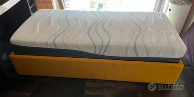 Letto singolo con Materasso Dorelan