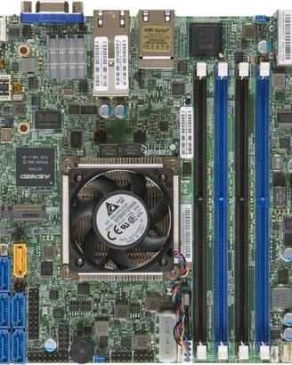 Combo MB/CPU X10SDV-TLN4F / 8C M.2 10Gbit DDR4 ECC