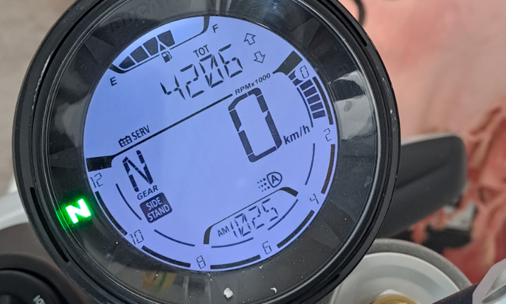 Ducati scambler desert sled