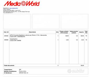 Cover Apple iPhone 17 pro