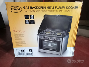 Fuochi con forno a gas per campeggio camp4