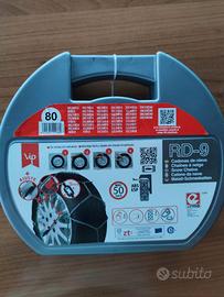 Catene da neve per auto 9mm nuove mai usate