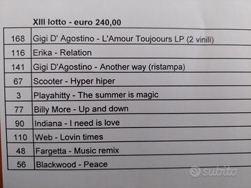 Dischi dance anni 90 vinile 12' lotto 13