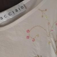 Abito con spalline e sottoveste " Acciaio" nuovo