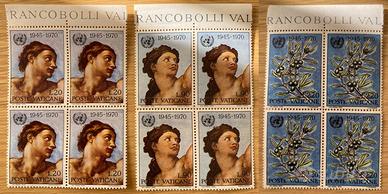 Francobolli Vaticano 1970 25mo ONU (MNH**)