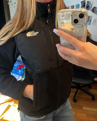 Giacca Pile The North Face Denali Nero Bianco XS