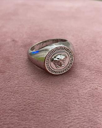 Versace anello originale con logo medusa