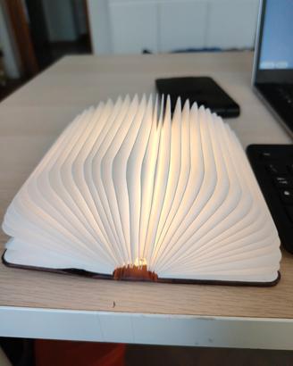 luce da lettura a libro